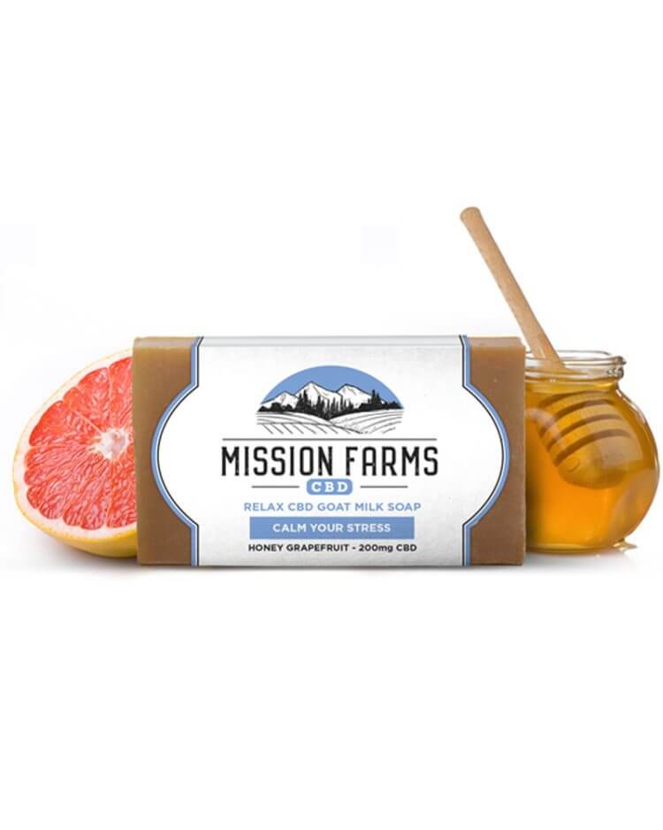 Relax CBD Goat Milk Soap - Mission Farms CBD