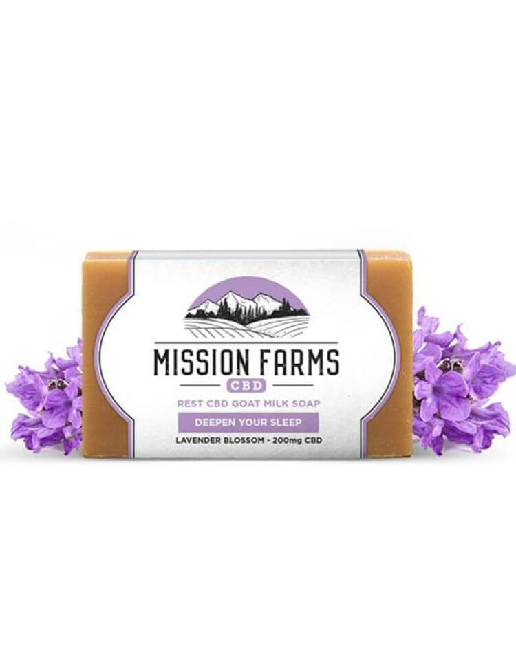 Rest CBD Goat Milk Soap - Mission Farms CBD