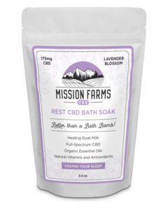 Rest CBD Bath Soak - Mission Farms CBD