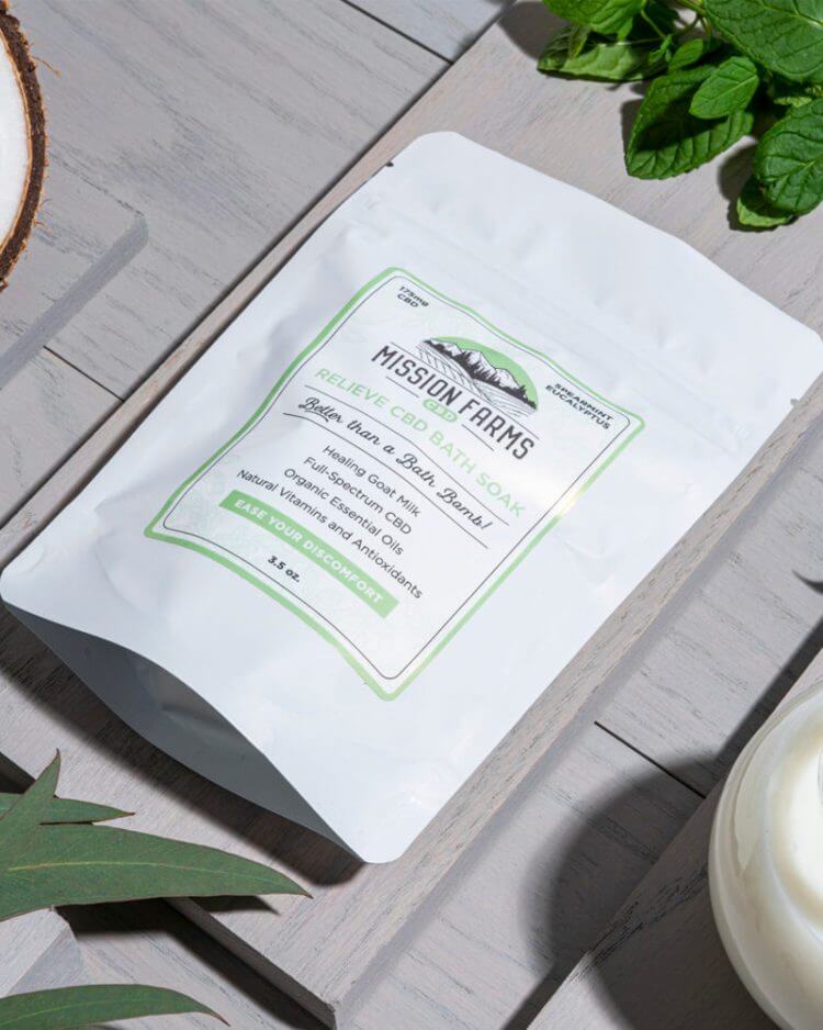 Relieve CBD Bath Soak - Mission Farms CBD
