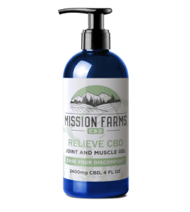 Relieve CBD Joint and Muscle Gel l Mission Farms CBD