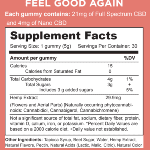 Pure CBD Gummies with Nano CBD