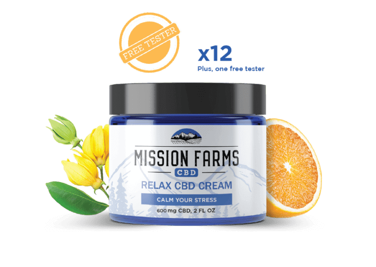 Relax CBD Cream - Mission Farms CBD