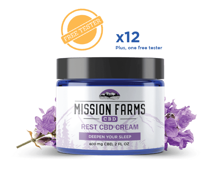 Rest CBD Cream - Mission Farms CBD