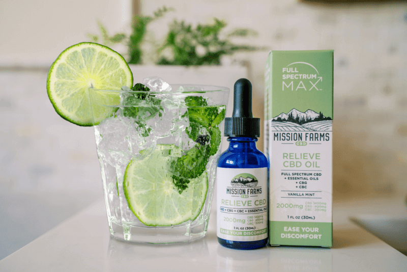 Relieve CBD Mission Farms CBD - Relieve CBD Mojito