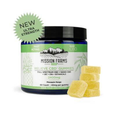 Relieve CBD Gummies with Nano CBD
